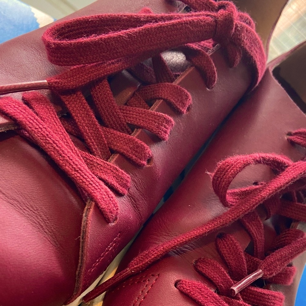 Adidas Stan Smith Originals Burgundy Leather - Picture 4 of 4